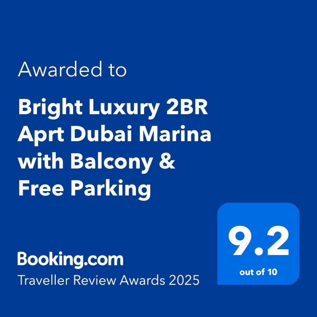 Bright Luxury 2Br Aprt Dubai Marina With Balcony Apartment Luaran gambar